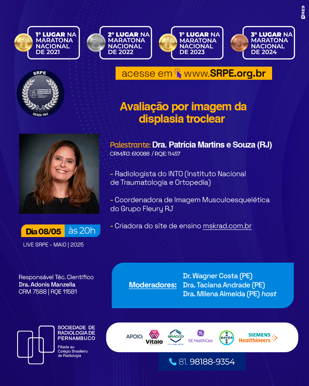 Avaliação por imagem da displasia troclear