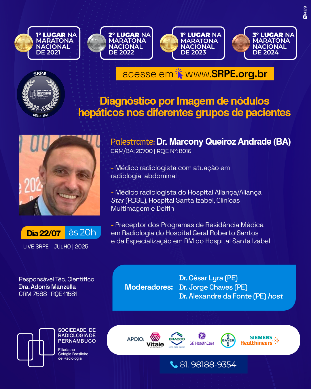 Diagnóstico por Imagem de nódulos hepáticos nos diferentes grupos de pacientes