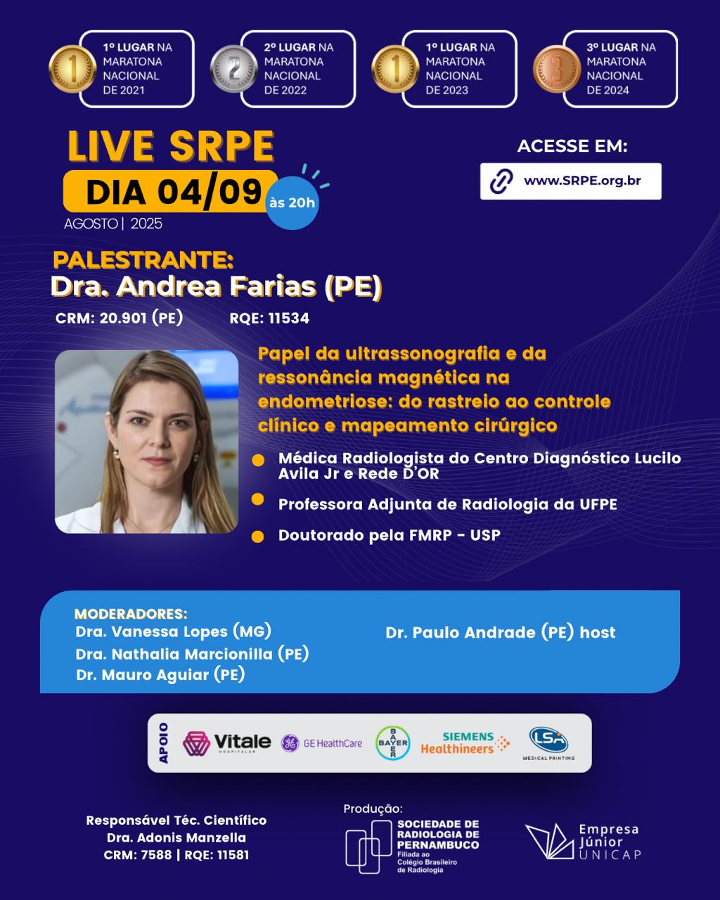 Papel da ultrassonografia e da ressonância magnética na endometriose: Do rastreio ao controle clínico e mapeamento cirúrgico