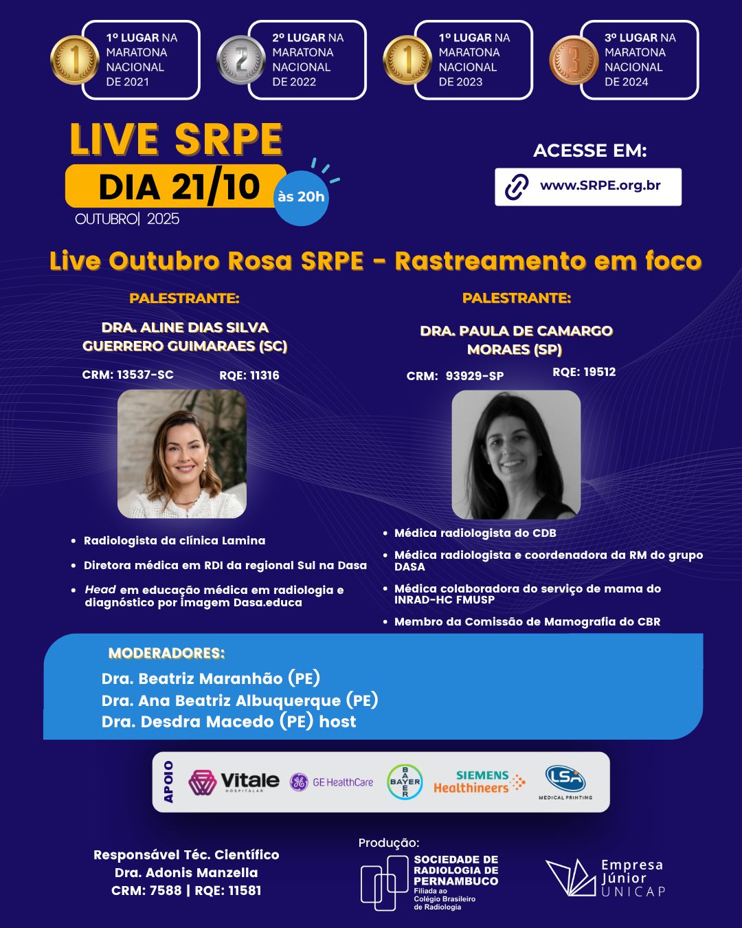 OUTUBRO ROSA SRPE - RASTREAMENTO EM FOCO