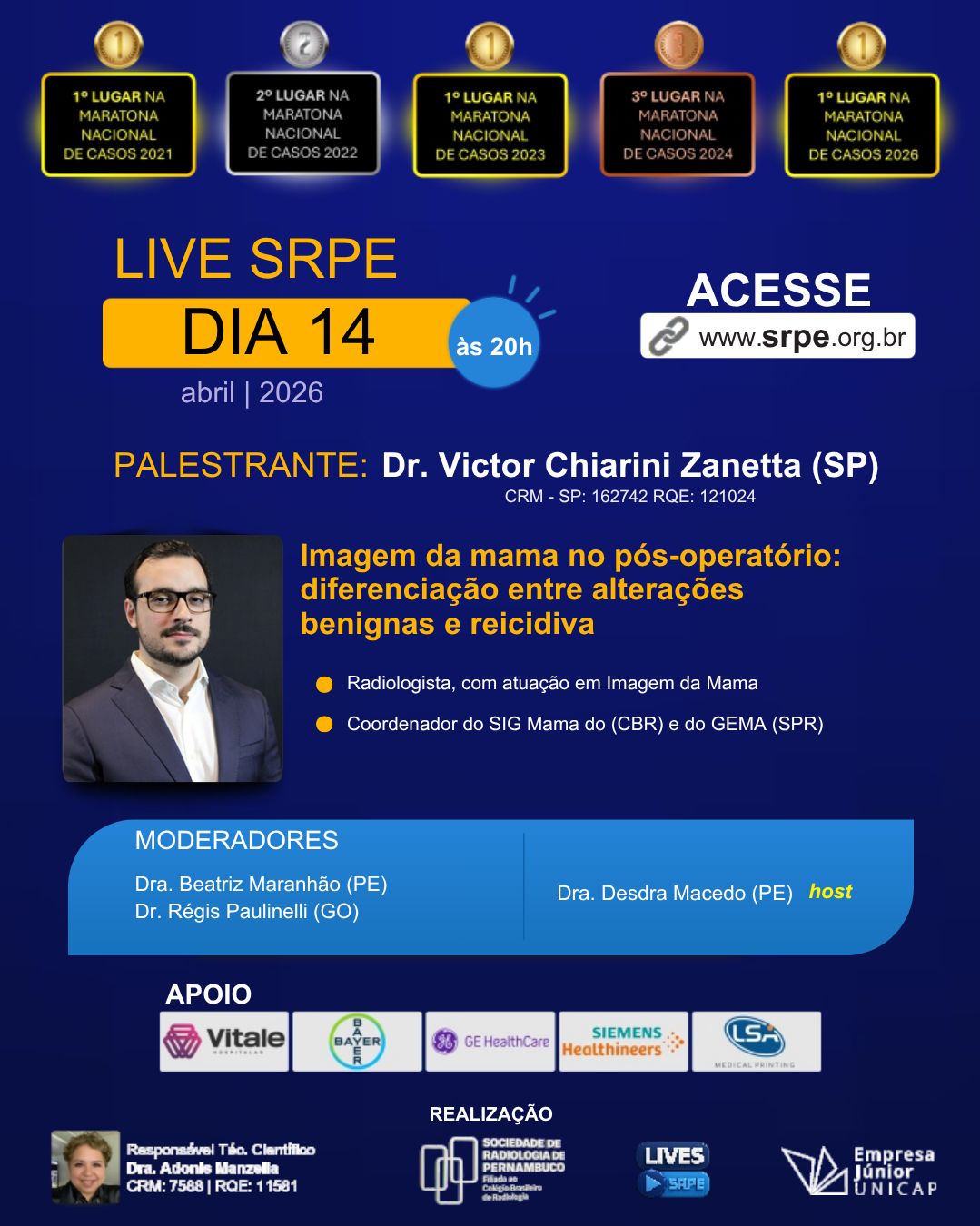 IMAGEM DA MAMA NO PÓS- OPERATÓRIO: DIFERENCIAÇÃO ENTRE ALTERAÇÕES BENIGNAS E RECIDIVA